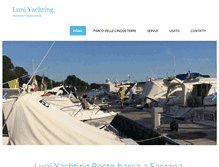 Tablet Screenshot of luniyachting.com